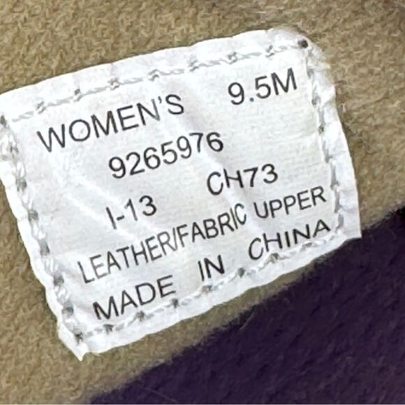 Sperry Angelfish Varsity Leather Floral Sequin Boat Shoe Purple Brown 9.5 - Picture 9 of 11